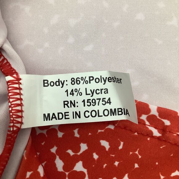 The Bubble Womens Crew Long Sleeve Top Red Size Medium NWT‎ - Picture 8 of 9